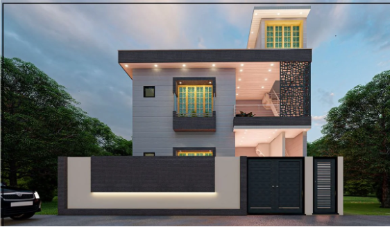 Modern 5 Marla House Design in Pakistan with Stylish Front Elevations